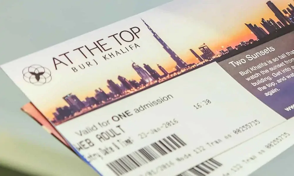 بلیط بازدید از برج خلیفه دبی