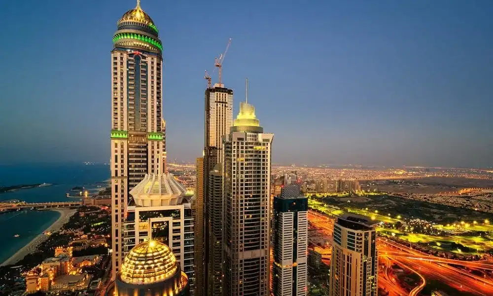 برج مارینا 101 از ساختمان های معروف دبی